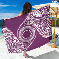 Cook Islands Gospel Day Sarong Maroon Tribal Curves