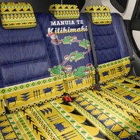 Tokelau Christmas Back Car Seat Cover Tokelauan Turtle Santa Sleigh LT05 - Polynesian Pride