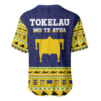 Tokelau Christmas Baseball Jersey Tokelauan Turtle Santa Sleigh