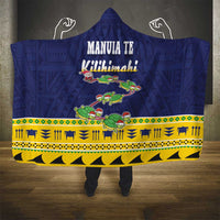 Tokelau Christmas Hooded Blanket Tokelauan Turtle Santa Sleigh