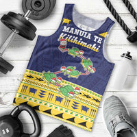 Tokelau Christmas Men Tank Top Tokelauan Turtle Santa Sleigh LT05 - Polynesian Pride