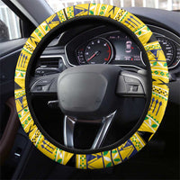 Tokelau Christmas Steering Wheel Cover Tokelauan Turtle Santa Sleigh LT05 - Polynesian Pride