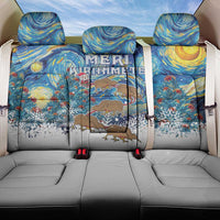 New Zealand Christmas Back Car Seat Cover Kiwis Santa Sleigh Starry Night Style