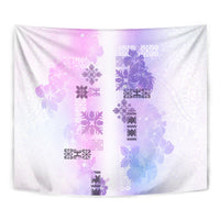 Hawaiian Quilt Tapestry Vintage Pattern Galaxy LT05 - Polynesian Pride