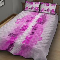 Hawaiian Quilt Quilt Bed Set Vintage Pattern Pink LT05 - Polynesian Pride