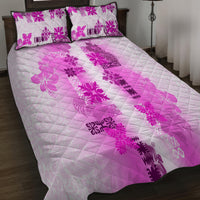 Hawaiian Quilt Quilt Bed Set Vintage Pattern Pink LT05 - Polynesian Pride
