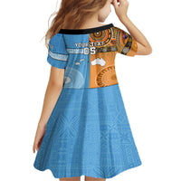 Custom Fiji Tapa And Australia Aboriginal Together Family Matching Puletasi Dress and Hawaiian Shirt LT05 - Polynesian Pride