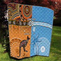 Custom Fiji Tapa And Australia Aboriginal Together Quilt LT05 - Polynesian Pride