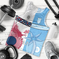 Custom Fiji And USA Palm Tree With Eagle Men Tank Top LT05 - Polynesian Pride