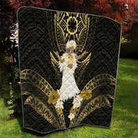 Niue Women's Day Quilt With Polynesian Pattern