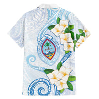 Guam Chamorro Family Matching Tank Maxi Dress and Hawaiian Shirt Guasali Flowers Curves Style LT05 - Polynesian Pride