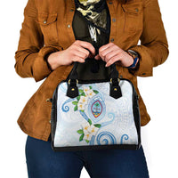 Guam Chamorro Shoulder Handbag Guasali Flowers Curves Style LT05 - Polynesian Pride