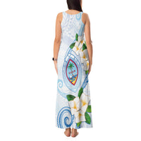 Guam Chamorro Tank Maxi Dress Guasali Flowers Curves Style