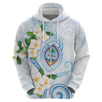 Guam Chamorro Zip Hoodie Guasali Flowers Curves Style