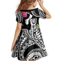 Hafa Adai Guam Family Matching Tank Maxi Dress and Hawaiian Shirt Polynesian Tattoo Tropical Flowers LT05 - Polynesian Pride