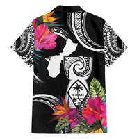 Hafa Adai Guam Family Matching Tank Maxi Dress and Hawaiian Shirt Polynesian Tattoo Tropical Flowers LT05 - Polynesian Pride