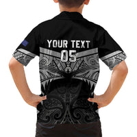 Custom New Zealand Cricket Hawaiian Shirt Go Champions World Cup 2024 With Maori Pattern LT05 - Polynesian Pride