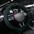 Personalised New Zealand Darts Steering Wheel Cover Turquoise Dart Board Maori Pattern