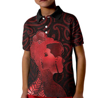 Aotearoa Mana Wahine Kid Polo Shirt The Spiritual Power Of Women