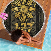 Philippines Independence Day Beach Blanket Filipinos Sun Star Tribal LT05 - Polynesian Pride