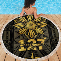 Philippines Independence Day Beach Blanket Filipinos Sun Star Tribal LT05 - Polynesian Pride