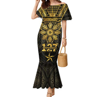 Personalised Philippines Independence Day Mermaid Dress Filipinos Sun Star Tribal