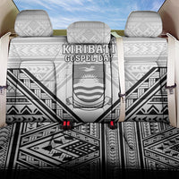 Kiribati Gospel Day Back Car Seat Cover Coat Of Arms Polynesian Pattern