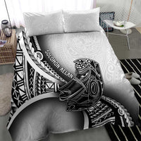 Solomon Islands Nguzunguzu Bedding Set Polynesian Tribal Pattern