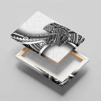 Solomon Islands Nguzunguzu Canvas Wall Art Polynesian Tribal Pattern