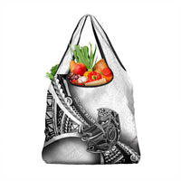 Solomon Islands Nguzunguzu Grocery Bag Polynesian Tribal Pattern