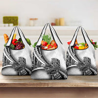 Solomon Islands Nguzunguzu Grocery Bag Polynesian Tribal Pattern