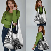 Solomon Islands Nguzunguzu Grocery Bag Polynesian Tribal Pattern