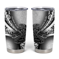 Solomon Islands Nguzunguzu Tumbler Cup Polynesian Tribal Pattern LT05 White - Polynesian Pride
