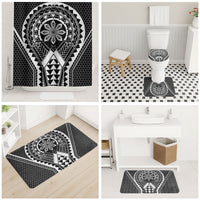 Philippines Batok Tribal Inspired Tattoo Black Bathroom Set LT05 - Polynesian Pride