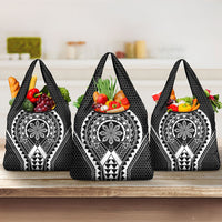 Philippines Batok Tribal Inspired Tattoo Black Grocery Bag LT05 3-pack One Size Black - Polynesian Pride