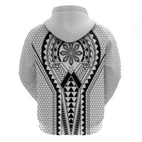 Philippines Batok Tribal Inspired Tattoo White Hoodie LT05 - Polynesian Pride
