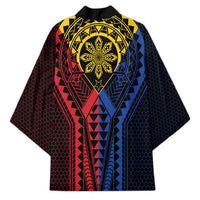 Philippines Batok Tribal Inspired Tattoo Kimono LT05 - Polynesian Pride