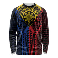 Philippines Batok Tribal Inspired Tattoo Long Sleeve Shirt LT05 Unisex Multicolor - Polynesian Pride