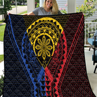 Philippines Batok Tribal Inspired Tattoo Quilt LT05 Multicolor - Polynesian Pride