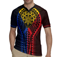 Philippines Batok Tribal Inspired Tattoo Rugby Jersey LT05 - Polynesian Pride