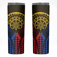 Philippines Batok Tribal Inspired Tattoo Skinny Tumbler LT05 Multicolor - Polynesian Pride