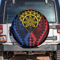 Philippines Batok Tribal Inspired Tattoo Spare Tire Cover LT05 Multicolor - Polynesian Pride