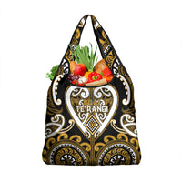 Aotearoa Ngai Te Rangi Grocery Bag Maori Tribal Pattern LT05 1-pack One Size Gold - Polynesian Pride