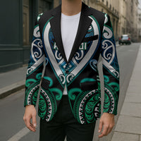 Custom Aotearoa Ngati Ranginui Blazer Maori Tribal Pattern LT05 - Polynesian Pride