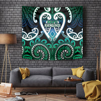 Aotearoa Ngati Ranginui Tapestry Maori Tribal Pattern LT05 Cyan - Polynesian Pride