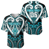 Custom Aotearoa Tapuika Baseball Jersey Maori Tribal Pattern LT05 - Polynesian Pride