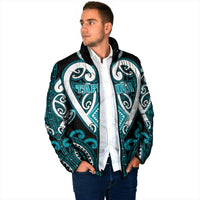 Custom Aotearoa Tapuika Padded Jacket Maori Tribal Pattern LT05 - Polynesian Pride