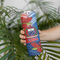 Personalised Samoa Skinny Tumbler Teuila Torch Ginger Mix Polynesian Tribal