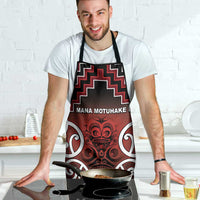 Aotearoa Mana Motuhake Apron Poutama With Maori Pattern - Polynesian Pride