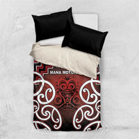 Aotearoa Mana Motuhake Bedding Set Poutama With Maori Pattern - Polynesian Pride